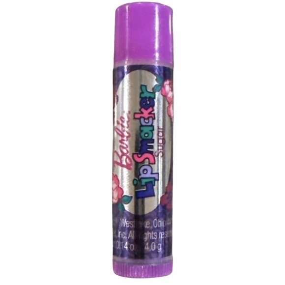Vintage BONNE BELL Lip Smacker BARBIE Bubble Font SUGAR Flavored Balm 2009 Rare! - Picture 1 of 4
